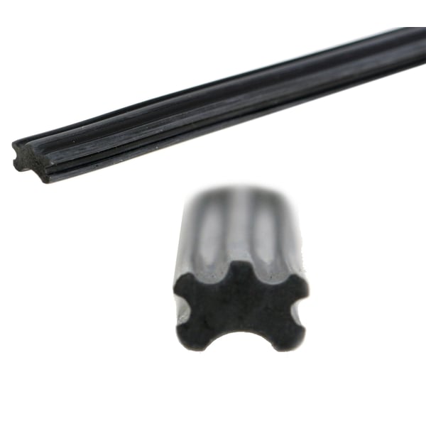 Trittleistengummi- 154777 - 097237 f�r Vespa 50 L-S V5SA1T 15325-Special-SS-90 V9A1T 25001-SS-125 Super-PV-ET3-150 Super