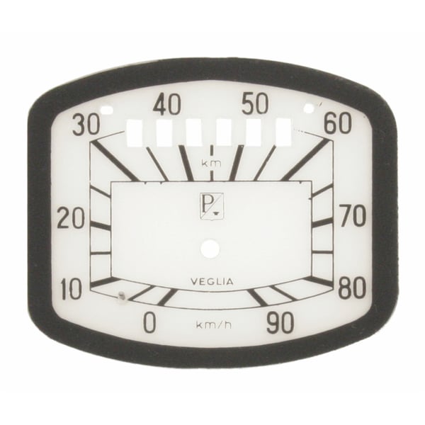 Ziffernblatt PIAGGIO Tachometer 086587 f�r Vespa 150 VB-VGL