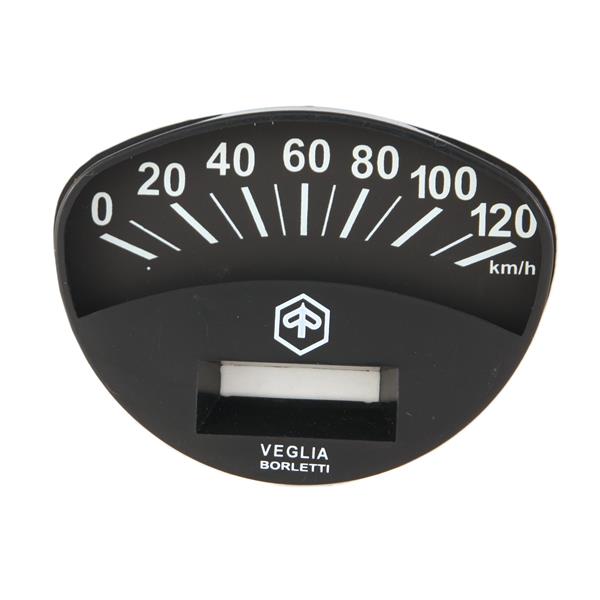 Ziffernblatt PIAGGIO Tachometer fr Vespa 125 ET3-GTR-TS-150 Sprint V-Rally fr Vespa 125 ET3-GTR-TS-150 Sprint V-Rally