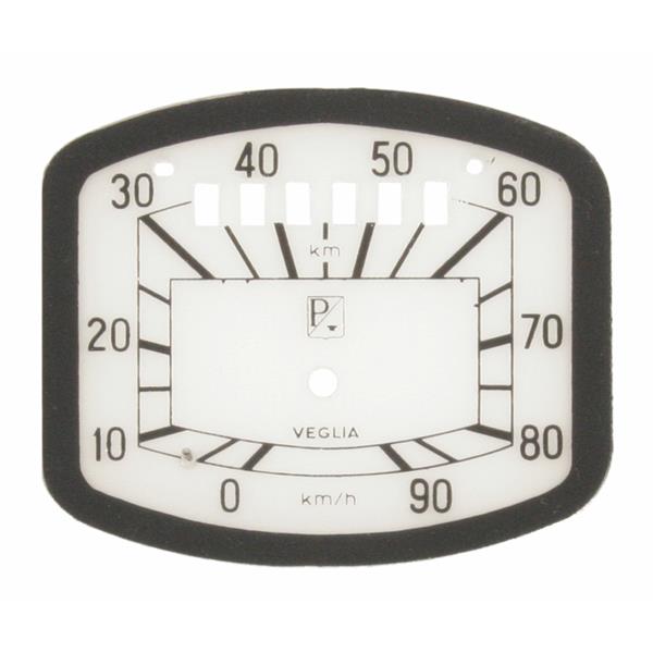 Ziffernblatt PIAGGIO Tachometer fr Vespa 150 VB-VGL fr Vespa 150 VB-VGL