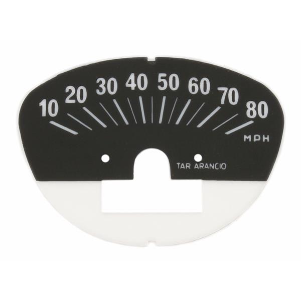 Ziffernblatt Tachometer fr Vespa 50-90-SR-SS-125 PV-ET3-Super-GTR-TS-150 Super-SprintV-Rally fr Vespa 50-90-SR-SS-125 PV-ET3-Super-GTR-TS-150 Super-SprintV-Rally